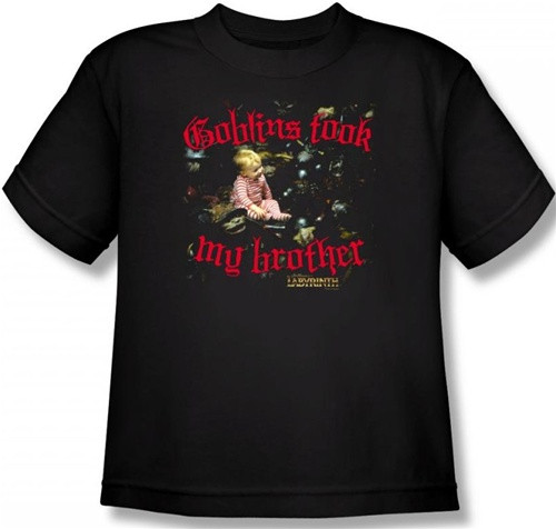 Labyrinth Youth T-Shirt - Goblins Took My Brother