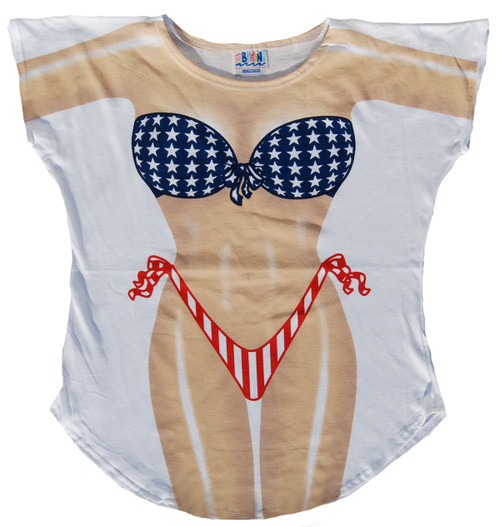Bikini cover up t shirt