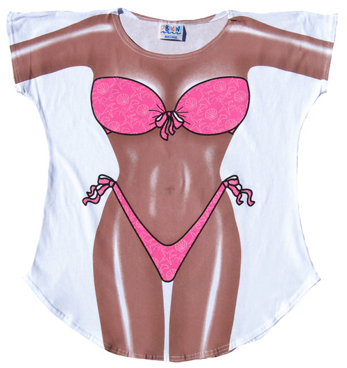 Bikini cover up t shirt