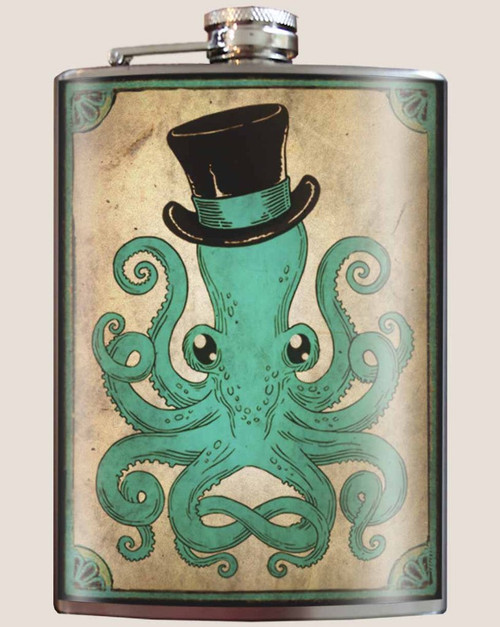 Image for Trixie & Milo Gentleman Octopus Hip Flask