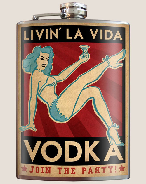 Image for Trixie & Milo Vodka Hip Flask