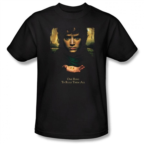 Image Closeup for Lord of the Rings Frodo One Ring to Rule Them All T-Shirt