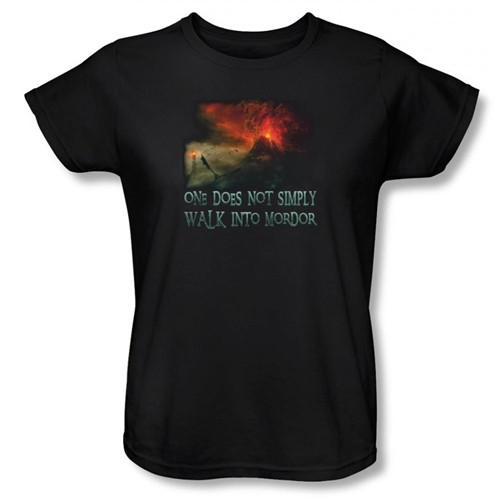 Lord of the Rings Woman's T-Shirt - Walk into Mordor