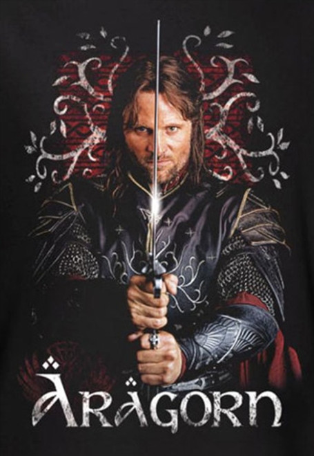 Lord of the Rings Aragorn Portrait T-Shirt