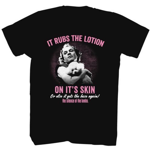 Image for Silence of the Lambs It Rubs the Lotion on it's Skin T-Shirt