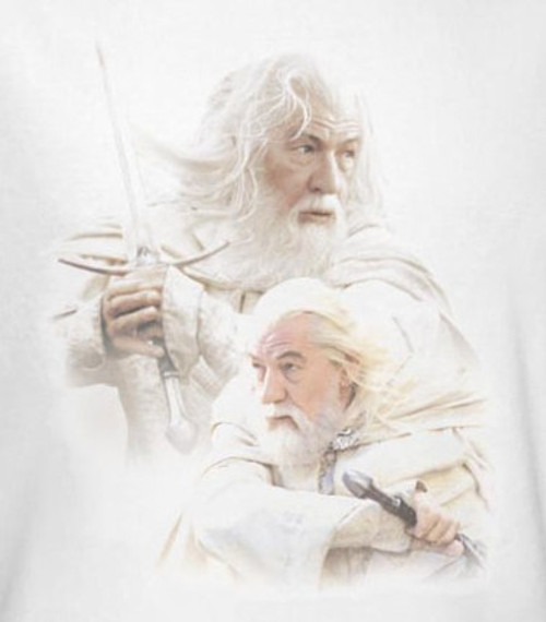 Lord of the Rings Gandalf White T-Shirt