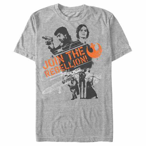 Image for Star Wars Rogue One Enlist Now Heather T-Shirt