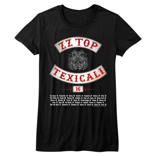 Image for ZZ Top Girls T-Shirt - Texicali Classic Cover