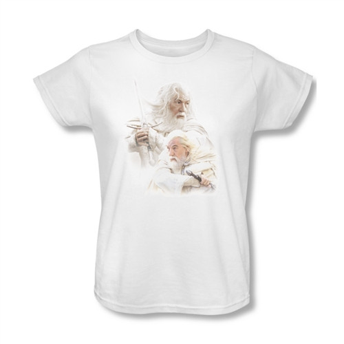 Lord of the Rings Woman's T-Shirt - Gandalf the White