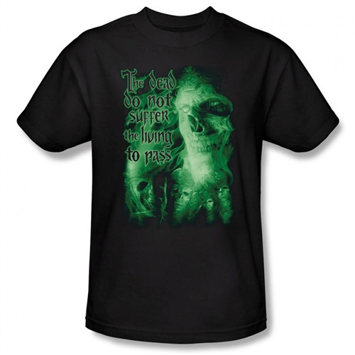 Image Closeup for Lord of the Rings King of the Dead T-Shirt LOR3009-AT