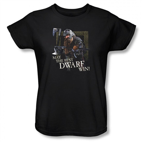 Lord of the Rings Woman's T-Shirt - May the Best Dwarf Win!