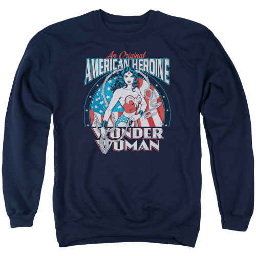 Image for Wonder Woman Crewneck - American Heroine