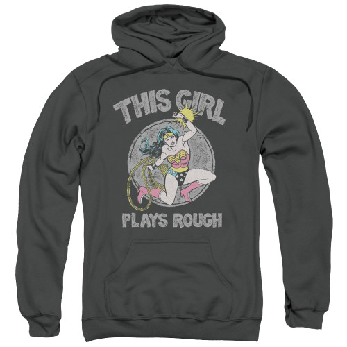 Image for Wonder Woman Hoodie - This Girl Plays Rough
