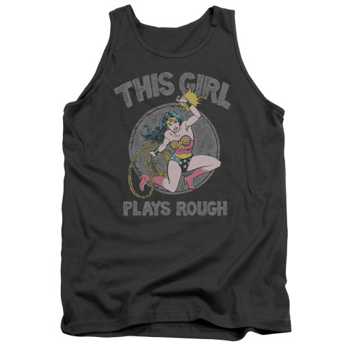 Image for Wonder Woman Tank Top - This Girl Plays Rough