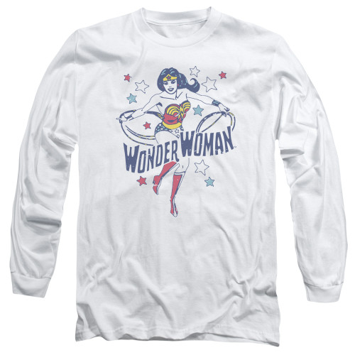 Image for Wonder Woman Long Sleeve Shirt - Wonder Stars