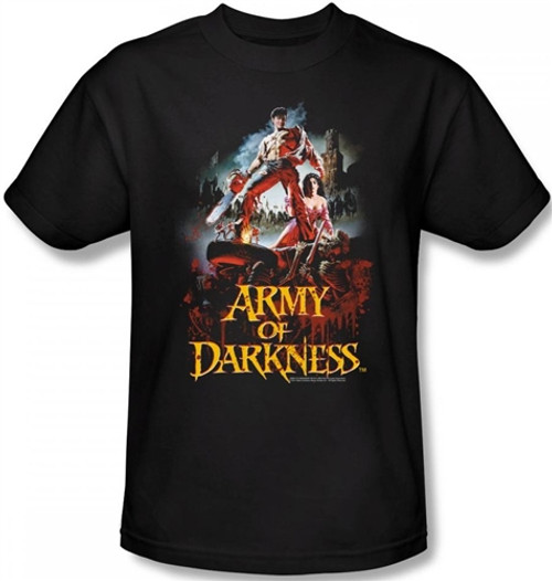 Image Closeup for Army of Darkness T-Shirt - Bloody Poster