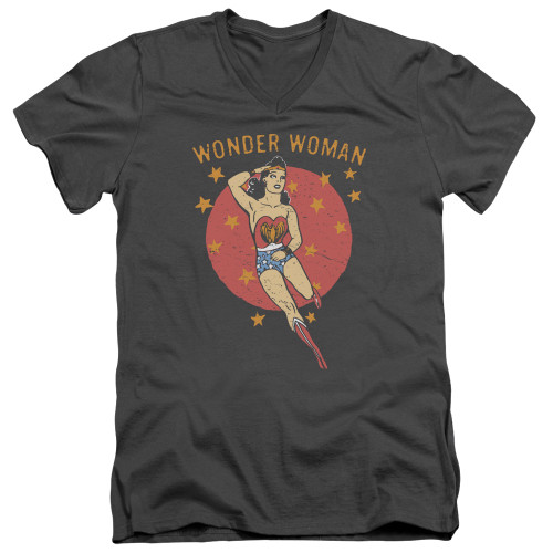 Image for Wonder Woman V Neck T-Shirt - Wonder Circle