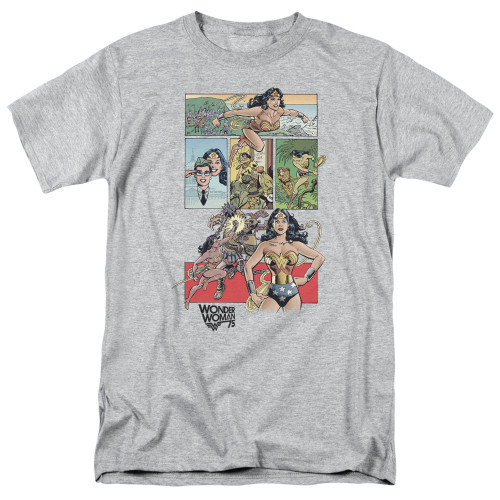 Image for Wonder Woman T-Shirt - WW 75 Comic Page