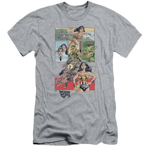 Image for Wonder Woman Premium Canvas Premium Shirt - WW 75 Comic Page