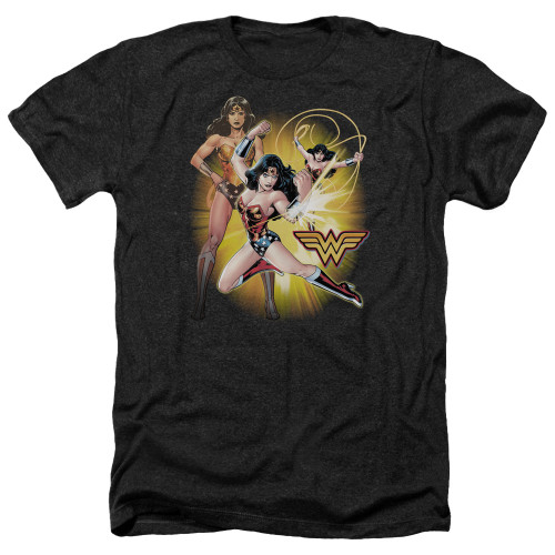 Image for Wonder Woman Heather T-Shirt - Lasso and Bracelets