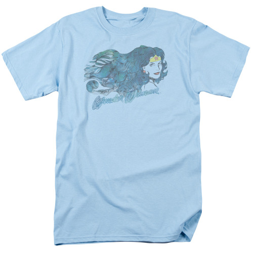 Image for Wonder Woman T-Shirt - Watercolor Hair