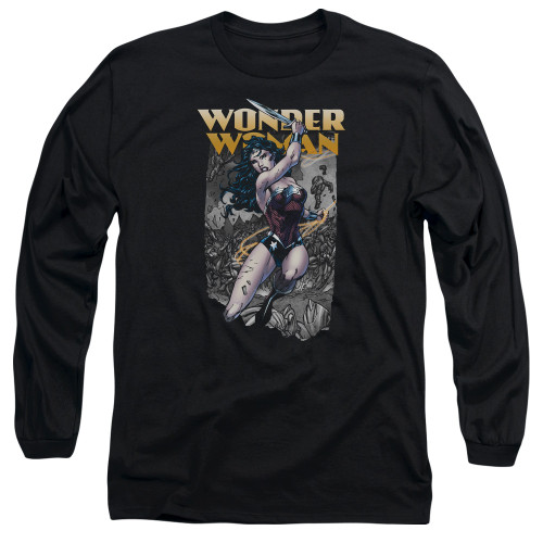 Image for Wonder Woman Long Sleeve Shirt - Slice