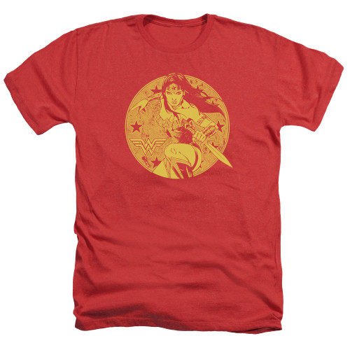 Image for Wonder Woman Heather T-Shirt - Young Wonder