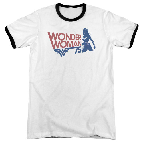 Image for Wonder Woman Ringer - 75 Silhouette