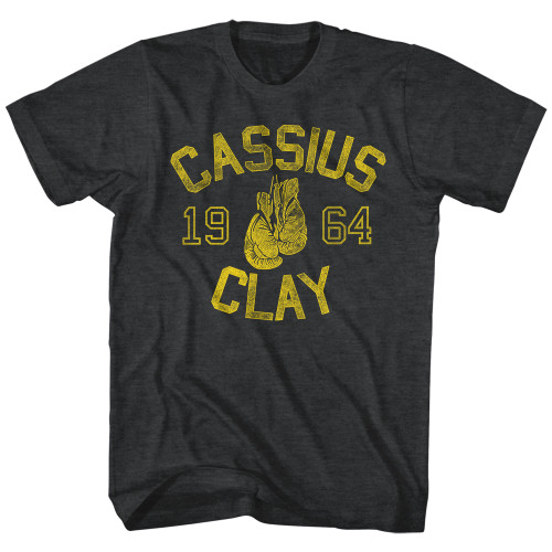 Image for Muhammad Ali Heather T-Shirt - Cassius Clay 1964