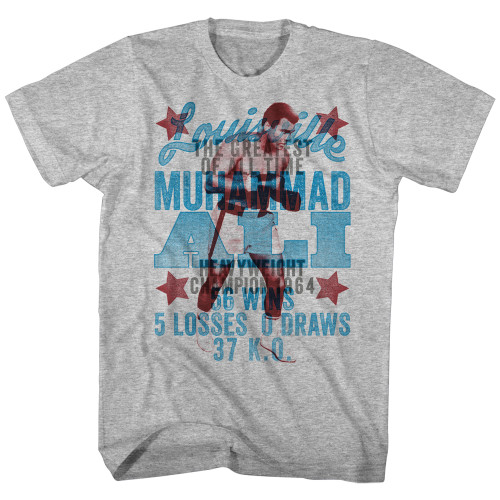 Image for Muhammad Ali Heather T-Shirt - Overlay