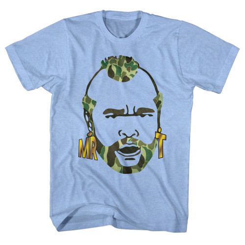 Image for Mr. T T-Shirt - Camo Hair