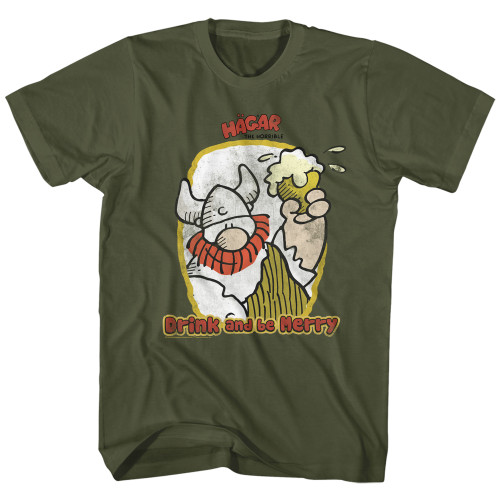 Image for Hagar the Horrible T-Shirt - Drink and Be Merry