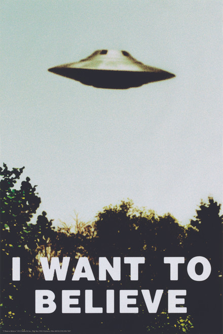 Image for X-Files Poster - I Want to Believe