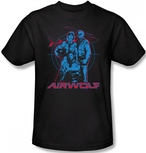 Image Closeup for Airwolf Graphic T-Shirt