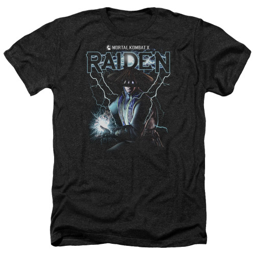 Image for Mortal Kombat Heather T-Shirt - Raiden