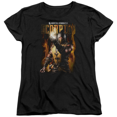 Image for Mortal Kombat Womans T-Shirt - Scorpion