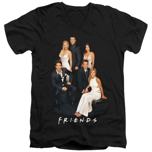 Image for Friends V Neck T-Shirt - Classy