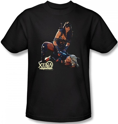 Image Closeup for Xena Warrior Princess In Control T-Shirt
