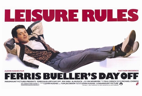 Image for Ferris Bueller's Day Off Poster - Leisure Rules