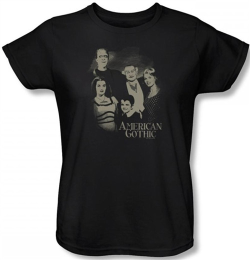 The Munsters American Gothic Woman's T-Shirt