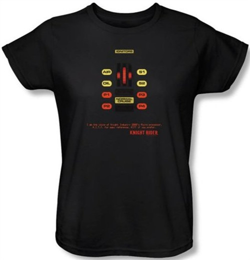 Knight Rider KITT Consol Woman's T-Shirt