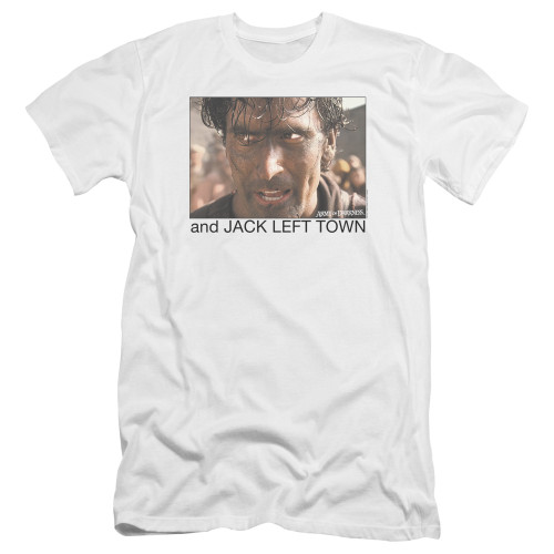Image for Army of Darkness Premium Canvas Premium Shirt - Jack Left Town