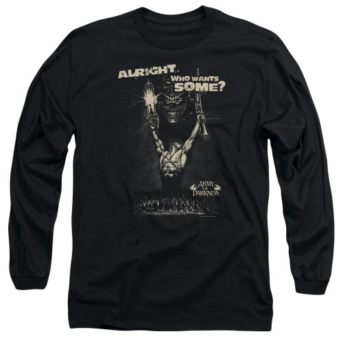 Image for Army of Darkness Long Sleeve Shirt - Want Some