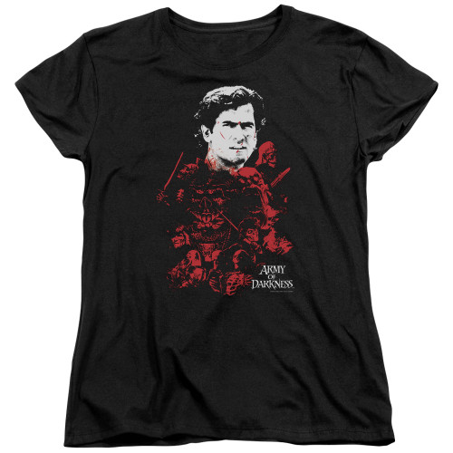 Image for Army of Darkness Womans T-Shirt - Pile of Baddies