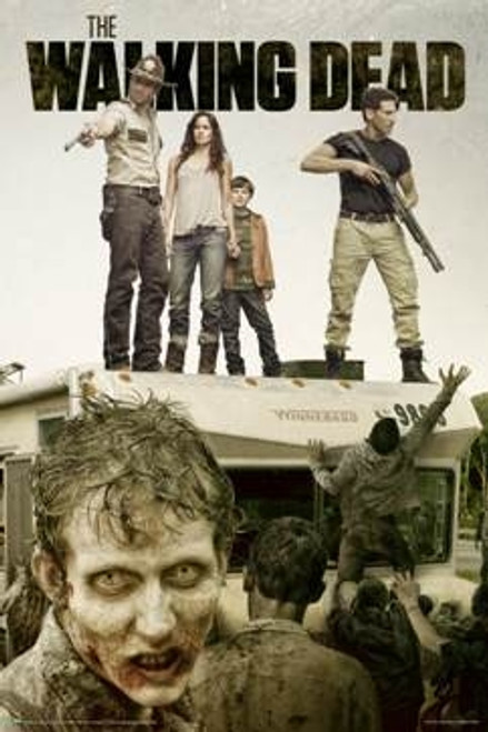 Walking Dead Poster - Attack the RV