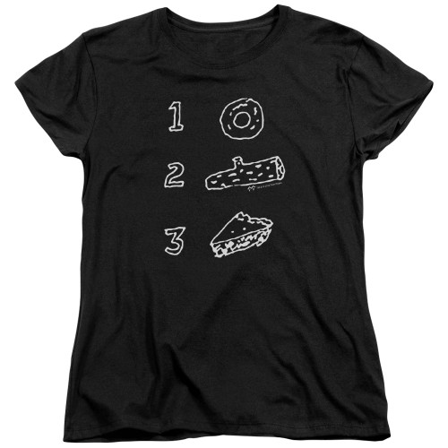 Image for Twin Peaks Womans T-Shirt - Pie Log Donut