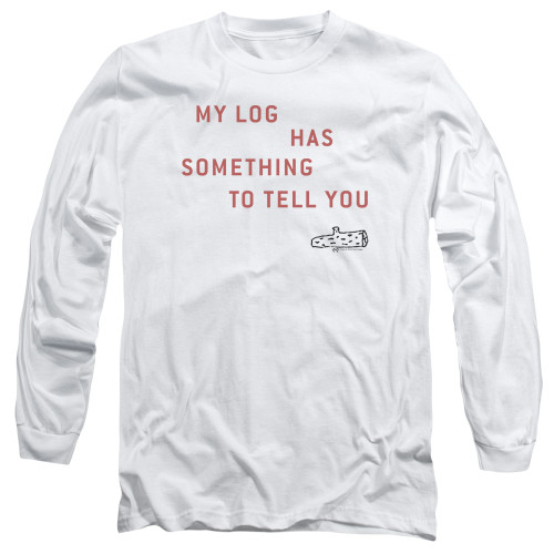 Image for Twin Peaks Long Sleeve Shirt - My Log Has Something to Tell You