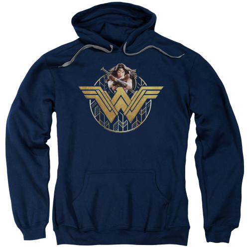 Image for Wonder Woman Movie Hoodie - Power Stance and Emblem