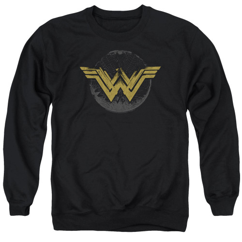 Image for Wonder Woman Movie Crewneck - Distressed Logo