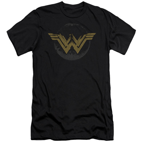 Image for Wonder Woman Movie Premium Canvas Premium Shirt - Distressed Logo